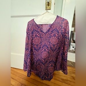 Slightly sheer, beachy top by Banana Republic.